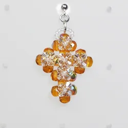 Pierces - Silver brass - Earrings Clarissa - Pierces - Silver brass - Laiton argenté